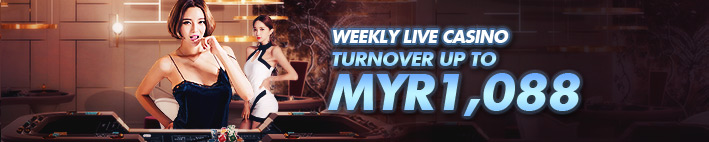 Weekly Live Casino Turnover Bonus