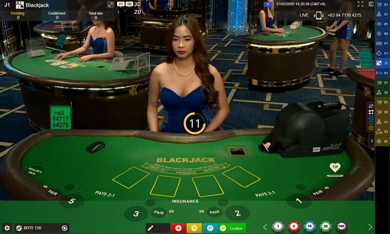gameplay blackjack